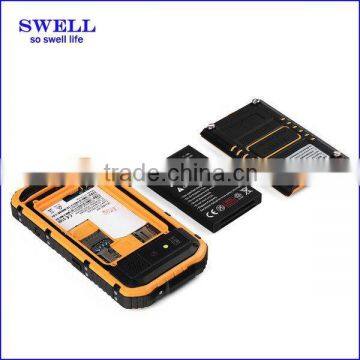 Newest 4.3 Inch Telefono Cellulare NFC Rugged Phones With 1G Rom 8G Rom UHF Walkie Talkie PTT Outdoor GPS 3G Phones A9 Wholesale photo-4