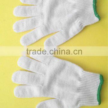 nature white cotton gloves for protection