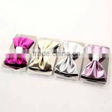 Luxury Mirror bowknot TPU Mobile Phone Cover Case For Apple iPhone 6 6S Plus