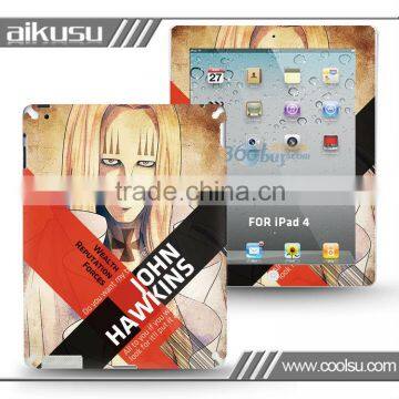 Hot sale skin sticker for new ipad with new design