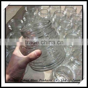 Factory 800ml Honey Glass Jar Wide Cap Big Jar