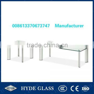 China 8mm tempered clear table glass