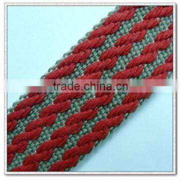 1.25 inch colored stripe polyester webbing for luggages