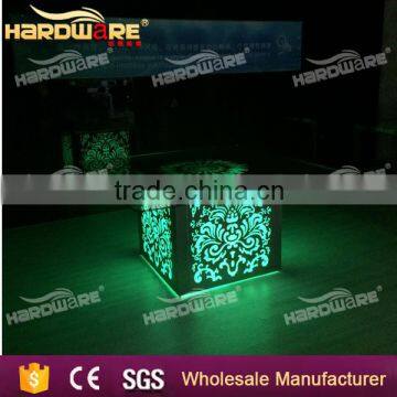 square banquet wedding table light illuminate table led table top light