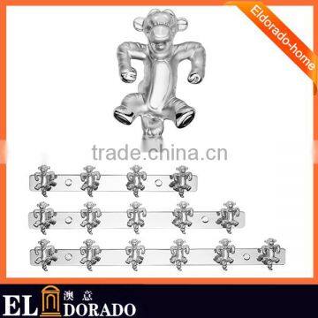 Flexible Decorative Brass Bathroom Accessories Hook Washroom Wall Hook 2202