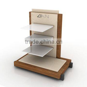 Fashion wooden eyewear Display Stand for Huaxin