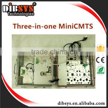 60AVC All in one ethernet over coax Docsis Euro/C-CMTS built in catv optical receiver,Gpon ONU Module