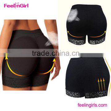 Ladies sexy breathable hip padded panties