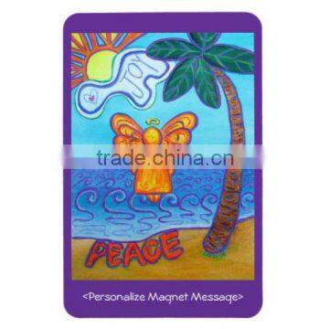 beach art custom personalize magnets (M-C208)