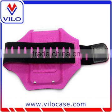 New Design Ultra Slim Breathable Lycra Smart Phone Armband With Transparent Screen photo-3