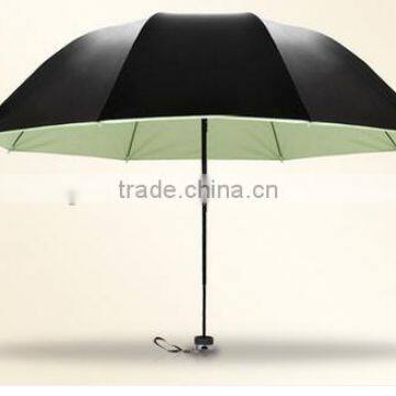 Taffeta Black White Silver Umbrella Fabric photo-3