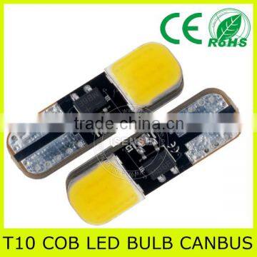 Car Cob Led Bulb Canbus T10 Wedge Base Socket