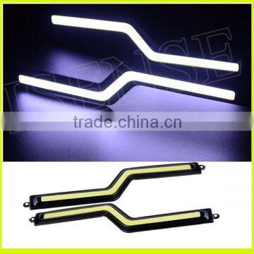 LED DRL for toyota yar High power COB drl car led Daytime Running Light day time running lamp