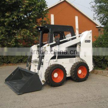 SDLG 850KG skid steer loader with 60HP desiel engine, closed cab