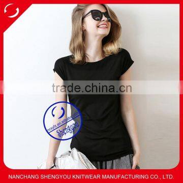 high quality women's tshirt, modal cotton tshirt, o-neck tshirt