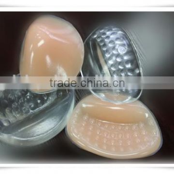 Clear silicone breast pads for massage with nipple silicone pads for bras