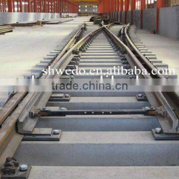 Professional railroad track turn out Mad in China Manufacturer