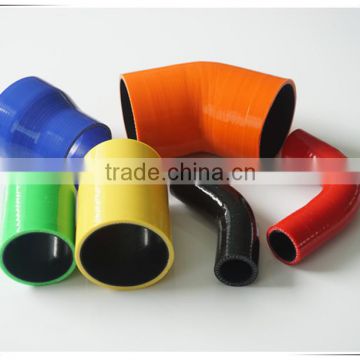 High performance straight elbow reducing coupler silicone hose