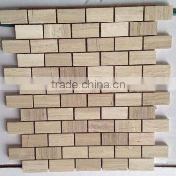 wood mosaic tile for wall decoration