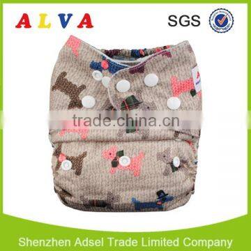 Alva New One Pocket Washable Printed Cloth Diapers Malaysia                        
                                                Quality Choice