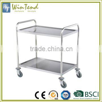 Fast Food Warmer Trolley for Hotel, 2 Tier Hospital Food Trolleys photo-2