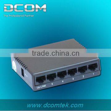 5-port Unmanaged Gigabit Fast Ethernet Desktop Network Switch(5 10/100/1000M RJ45 ports plastic case)