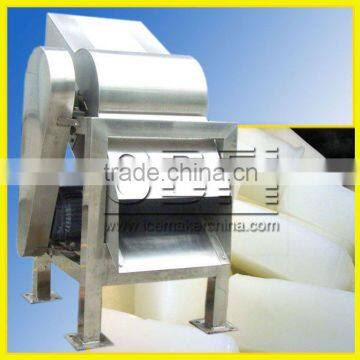 Guangzhou factory industrial ice crusher machine to cut 20kg block ice into samll pieces