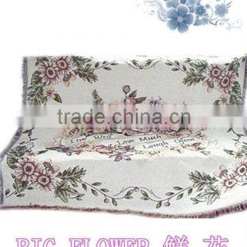 2015 Gobelin tapestry jacquard cotton memorial sofa throws, blanket