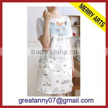 yiwu market 100 % cheap christmas cotton denim kitchen aprons