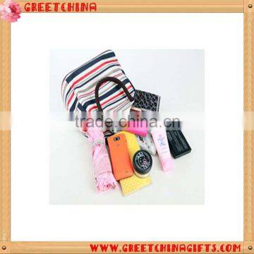 Custom LOGO Fashion Stripe Tote Oxford Lunch Bag Wholesale