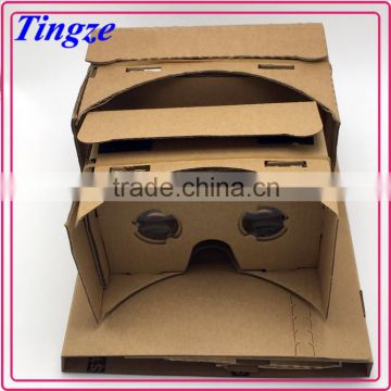 Hot selling Cardboard 3d vr glasses virtual reality for 3.50-6.00 inch phones