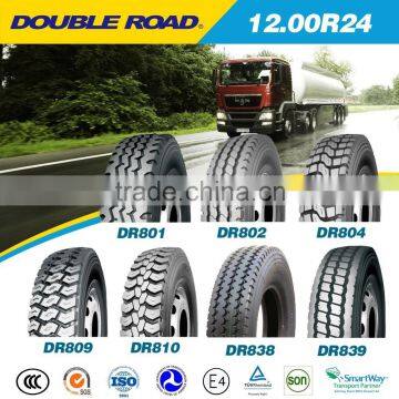 high quality cheap price DOUBLE ROAD heavy duty truck tyre 1200r24 for mining                        
                                                                                Supplier's Choice