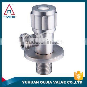 TMOK Supplier 304 Stainless Steel Drawbench 1/4 Turn Angel Valve With Decorate Foundation photo-2