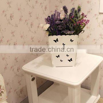 Wholesale Large Chinease Wood Carved Planter Garden Flower Pots for Indoor and Outdoor photo-3