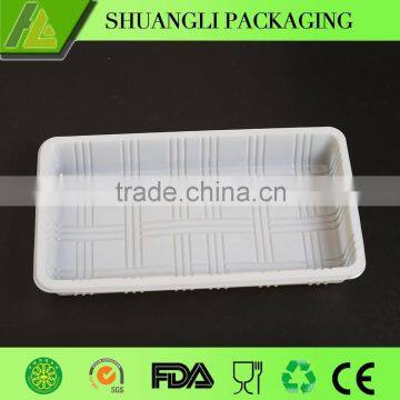 White color plastic cheap biscuit tray for sale