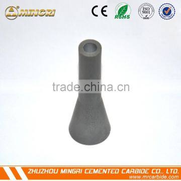 Tungsten carbide nozzles