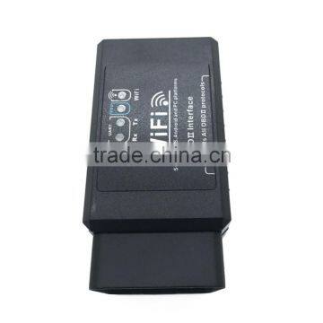 Black WiFi Elm327 Wireless OBD2 Auto Scanner Adapter Scanner