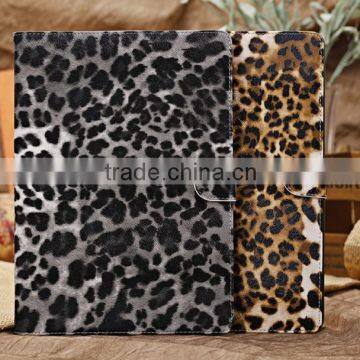 Leopard print leather case for ipad air, for ipad air case