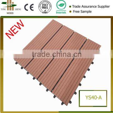 New decorative wood and plastic factory gardens easy to install wpc DIY tile