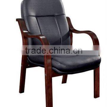 High quality office leather wood chair HE-158
