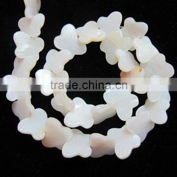 White Shell Beads Unique White Butterfly Beads