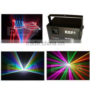 3000mW RGB 40kpss DMX ILDA Animation Mini Moving Head Laser light