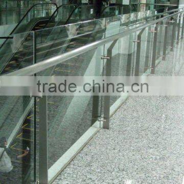 Stainless steel glass guard railing post