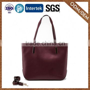 Elegant And High-End Fashion Woman Handbag Fashion Designs Superior Quality Tote Bag Manufacture