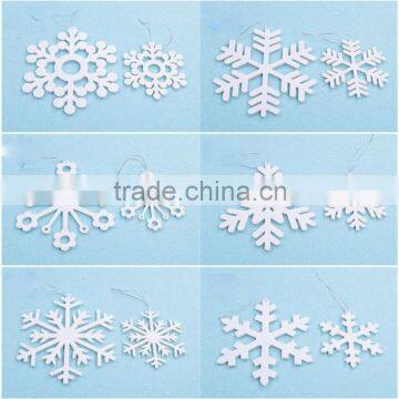 supplier white felt Snowflakes placemat