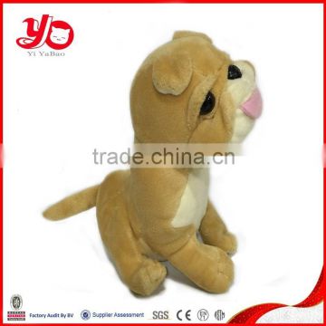 cheaper top quality brown custom stuffed doy plush toys