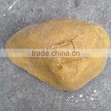 China supplier garden ornaments artificial fiberglass stone for home decoration