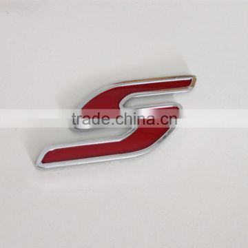 China factory auto logo car emblem 3d chrome badge 3D chrome letter&numbers