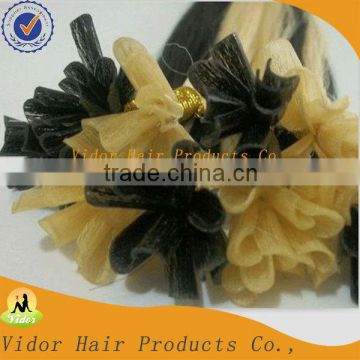 U Tip Human Hair Extension Nail Tip Hair Extension