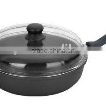 Dia-casting aluminum non stick deep frying pan,cookware